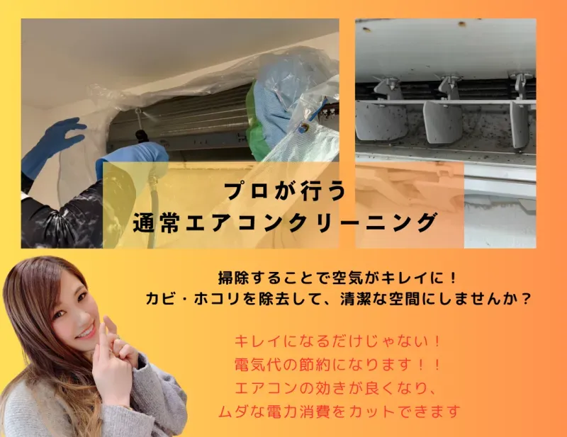 磨輝屋｜壁掛け通常エアコンクリーニング - エアコンクリーニング