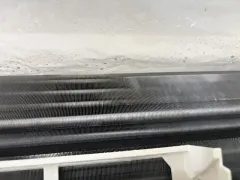 お掃除機能付きエアコンの作業後