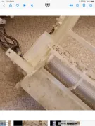 外したお掃除ロボの作業前