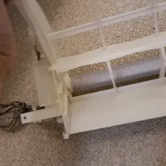 外したお掃除ロボの作業後