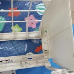 外したカバー類の作業前