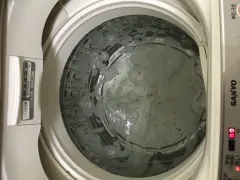 洗濯槽クリーニングの作業前