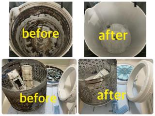◆洗濯槽クリーニング◆分解洗浄で徹底的に汚れを除去