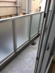 バルコニー・テラス窓・網戸の高圧洗浄