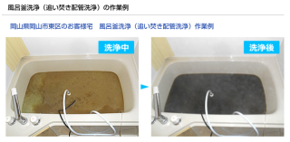 風呂釜洗浄（追い焚き配管洗浄）