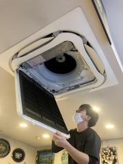 【家庭用天カセエアコン専門】丁寧・安心の高圧洗浄