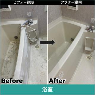 カビや水垢、汚れを徹底的に取り除きます。