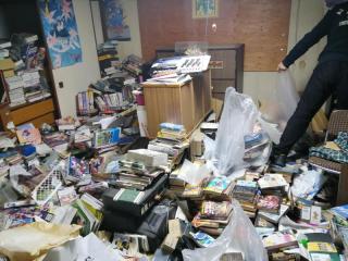 不用品の回収、ゴミ屋敷の清掃、遺品整理