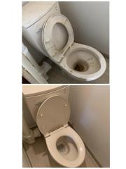 トイレをクリーニングでピカピカ！