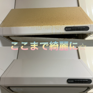 きついベタベタな油汚れを綺麗に☆