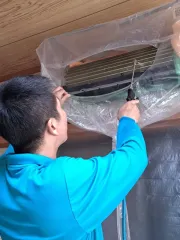 エコ洗剤、オゾン水すすぎ、消臭抗菌剤、すべて追加料金なし、基本作業内です。