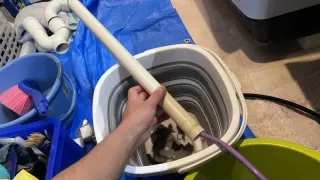 戸建て 雑排水管 高圧洗浄（室内＋屋外枡）