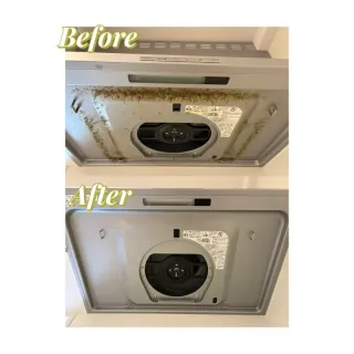 換気扇清掃！頑固な油汚れ綺麗に清掃します！
