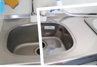 ピカピカキッチン！！IHコンロにこびり付いた油の塊も完璧に落として見せます！！