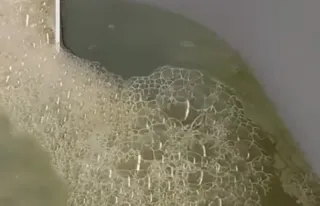 （技術屋の風呂釜洗浄）マイクロバブルのミクロの泡で頑固な汚れを剥離洗浄‼️