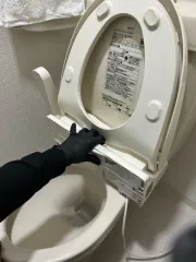 スッキリ★擦っても落ちない頑固な汚れ★トイレ清掃！