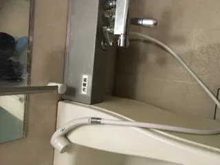 シャワーから水が出ないの作業前