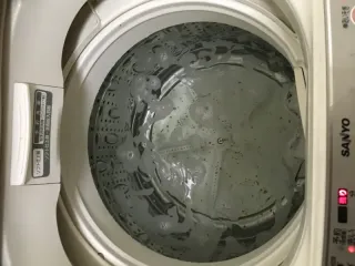 洗濯槽クリーニングの作業前