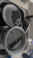 レンジフード分解洗浄の作業前