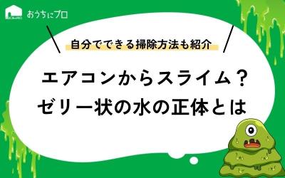 エアコンからスライム・ゼリー状の水が出てきた