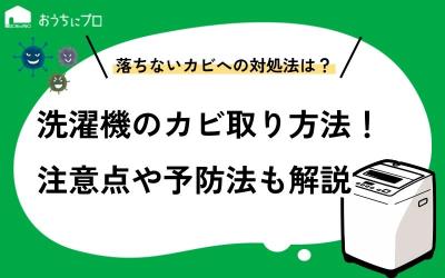 洗濯機のカビ取り方法！掃除の注意点や落ちない時の対処法も紹介