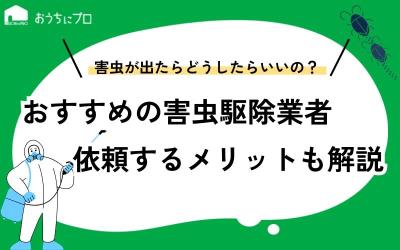おすすめの害虫駆除業者は？選び方や依頼メリット、安く抑えるコツも紹介