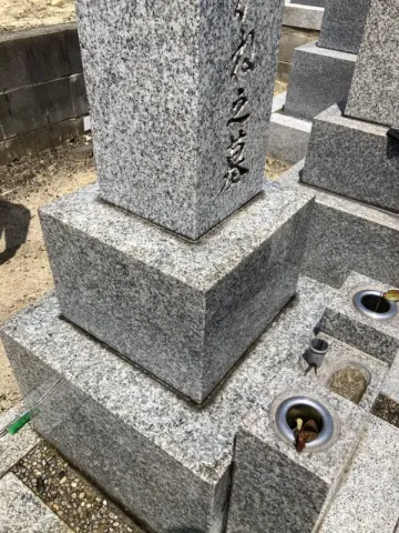 お得なセットプラン｜清掃・墓石クリーニング・コーティングをまとめて対応の作業前