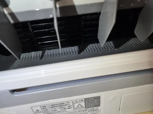 分解洗浄！！エアコンクリーニング！！の作業後