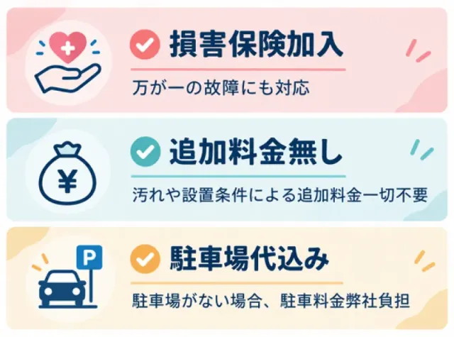 安心の体制