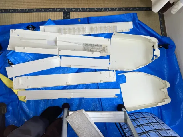 実績豊富！お掃除ユニットも分解！のサービス写真