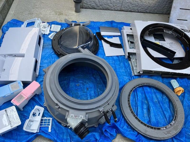 ドラム式洗濯機分解クリーニング、新潟市20230511 - リトルウィング